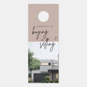 Modernes Marketing für Real Anwesen Door Hanger Türanhänger