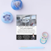 Modernes Marketing Real Anwesen Agent Maßgeschneid Flyer (Einzeln)