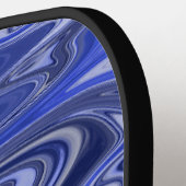 Modernes Marmor-Monogramm-Pickleball-Paddel Pickleball Schläger (Linke Seite)