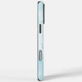 Modernes Marmorlicht Blau Case-Mate iPhone Hülle (Rückseite / Rechts)