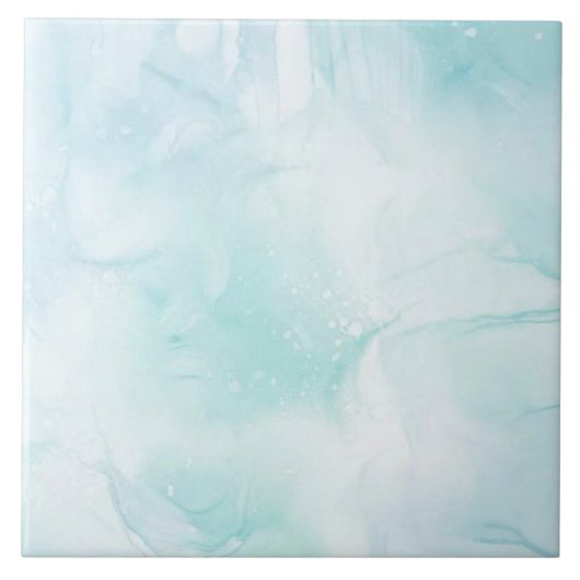 Modernes Marmorlicht Blau Fliese (Vorderseite)