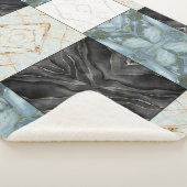 modernes Marmormuster Sherpadecke (3/4)