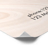 Modernes Marmorstil-Poster Poster (Ecke)