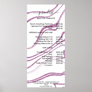 Modernes Marmorstil-Poster Poster