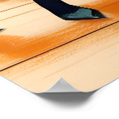 Modernes Martinis Tanzcocktail Party Mitte des Jah Poster (Ecke)