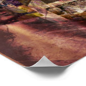 Modernes Maskendesign Poster (Ecke)