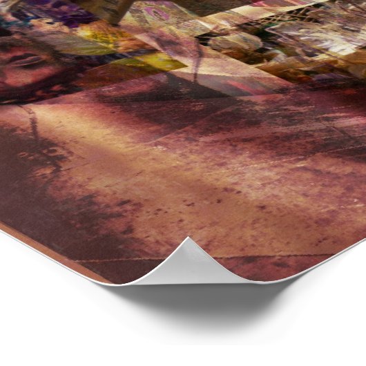 Modernes Maskendesign Poster (Ecke)