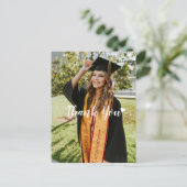 Modernes, maßgeschneidertes Foto, Abschluss Vielen Postkarte (Stehend Vorderseite)