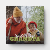 Modernes, maßgeschneidertes Foto der "Weltbesten O Fotoplatte (Vorderseite)