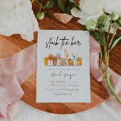 Modernes Material Die Dusche Bar Paare Einladung