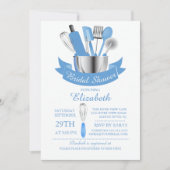 Modernes Material Die Küchen Bridal Dusche Einladu Einladung (Vorderseite)