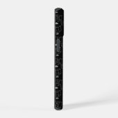 Modernes Mathematik Muster iPhone 15 Hülle (Rechte Seite)