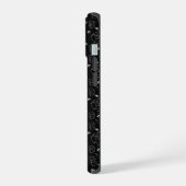Modernes Mathematik Muster iPhone 15 Hülle (Linke Seite)