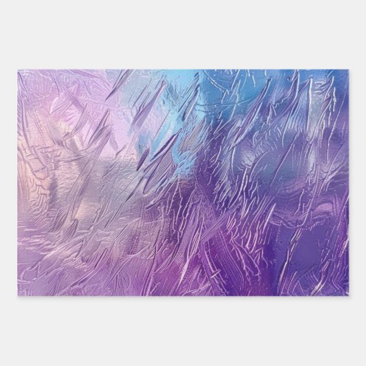 Modernes Mattiertes Wrapping Paper Flat Sheet Set Geschenkpapier Set (Vorderseite)