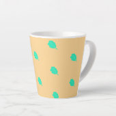 Modernes mediterranes Design Latte Tasse (Rechte Ecke)