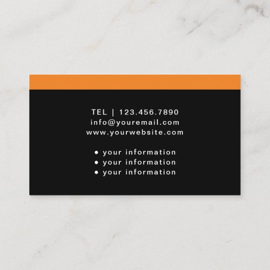 Modernes medizinisches Gesundheitswesen schwarz Visitenkarte (Rückseite)