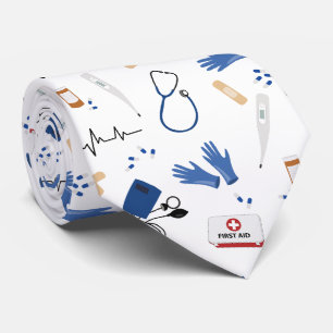 Modernes medizinisches Krankenpflegemuster Krawatte