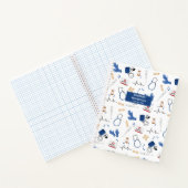 Modernes medizinisches Krankenpflegemuster Notizblock (Innenseite)