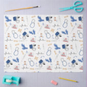 Modernes medizinisches Krankenpflegemuster Seidenpapier (Basteln)