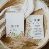 Modernes mehrfarbiges Brautparty Einladung