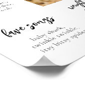 Modernes Meilenstein-Poster | Meilenstein-Poster Poster (Ecke)