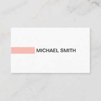 Modernes Melon Elegantes Berufliches Schlichtes We Visitenkarte