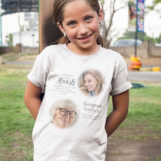 Modernes Memorial Before & After Foto T - Shirt