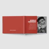 Modernes Memorial für das einfache Foto Schwarz-we Gästebuch (Voll)