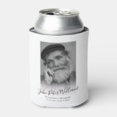 Modernes Memorial für Personalisiertes Foto Dosenkühler (Kanne Vorderseite)