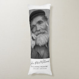 Modernes Memorial für Personalisiertes Foto Seitenschläferkissen