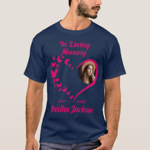 Modernes Memorial zum Foto "In Love Memory" T-Shirt