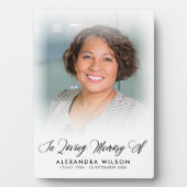 Modernes Memory-Foto Fotoplatte (Vorderseite)