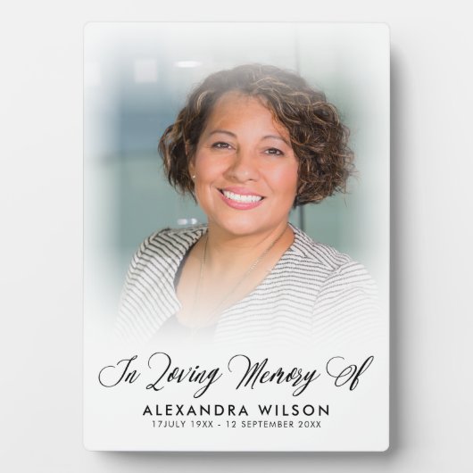 Modernes Memory-Foto Fotoplatte (Vorderseite)