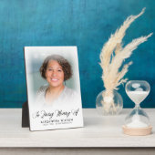 Modernes Memory-Foto Fotoplatte (Seite)