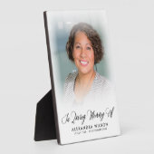 Modernes Memory-Foto Fotoplatte (Seite)