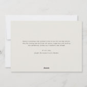 Modernes Merry-Foto Feiertagskarte (Rückseite)