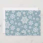 Modernes Merry | Weihnachtsfoto Collage Feiertagskarte (Rückseite)