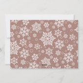 Modernes Merry | Weihnachtsfoto Collage Feiertagskarte (Rückseite)