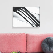 Modernes Messer und Gabel Leinwanddruck (Insitu (Wohnzimmer))