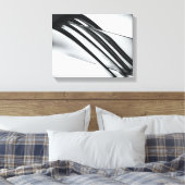 Modernes Messer und Gabel Leinwanddruck (Insitu (Schlafzimmer))