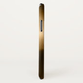 Modernes Metall-Kupfer-Braun-Edelstahl-Look Case-Mate iPhone Hülle (Hinten/Rechts)