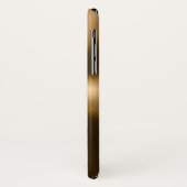 Modernes Metall-Kupfer-Braun-Edelstahl-Look Case-Mate iPhone Hülle (Hinten/Links)