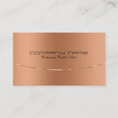 Modernes Metall-Rold-Gold-Design aus rostfreiem St Visitenkarte (Vorderseite)