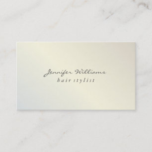 Modernes Metallic Lux Visitenkarte