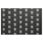 Modernes Metallisches Monogramm (B) Stoff (Fat Quarter (45,7 x 55,9 cm))