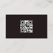 Modernes Metallsilber sieht einfach aus Visitenkarte (Rückseite)