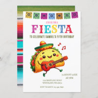 Modernes mexikanisches Fiesta zum Geburtstag