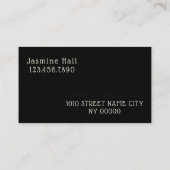 Modernes Mikroblading , Augenbrauen, bleibendes Ma Visitenkarte (Rückseite)