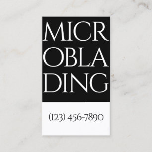 Modernes Mikroblading , Augenbrauen, bleibendes Ma Visitenkarte