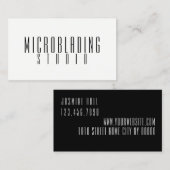 Modernes Mikroblading , Augenbrauen, bleibendes Ma Visitenkarte (Vorne/Hinten)